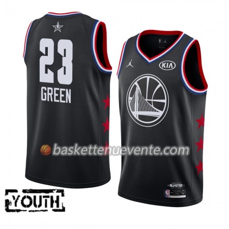 Maillot Basket Golden State Warriors Draymond Green 23 2019 All-Star Jordan Brand Noir Swingman - Enfant